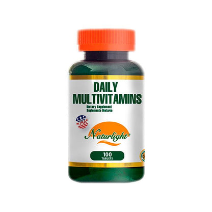 Daily Multivitamins 100 Tabletas – Natural Light | Plazet