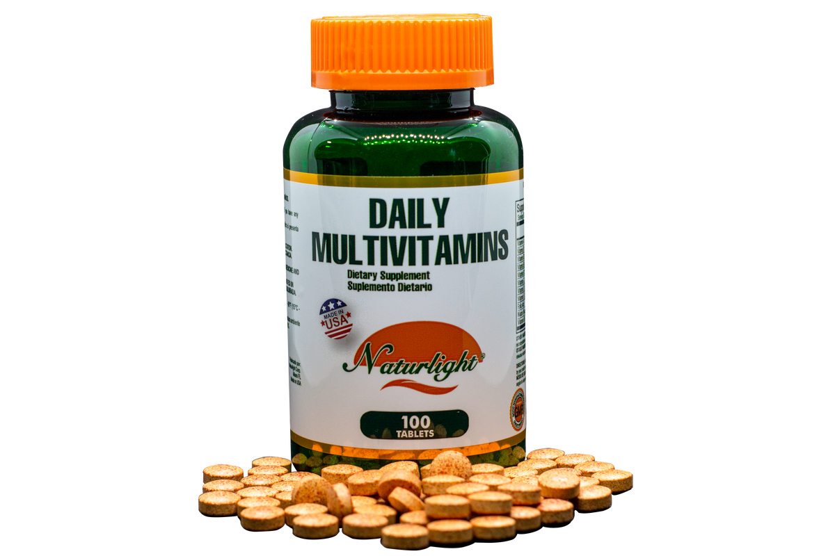 Daily Multivitamins 100 Tabletas – Natural Light | Plazet