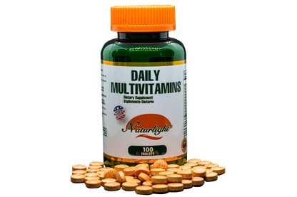 Daily Multivitamins 100 Tabletas – Natural Light | Plazet