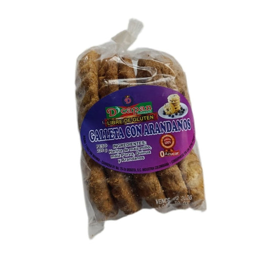 Galleta Sin Gluten Arándanos o Almendras 220 g – DC Pan | Plazet