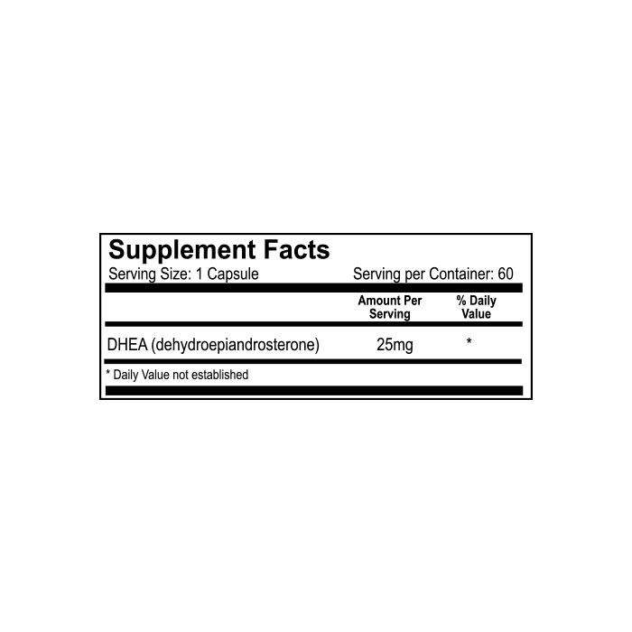 DHEA 25 mg 60 Cápsulas – Natural Light | Plazet