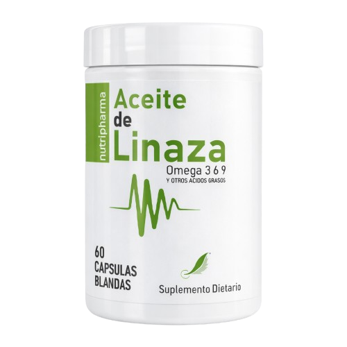 Aceite de Linaza Omega 3-6-9 60 Cápsulas – Divac