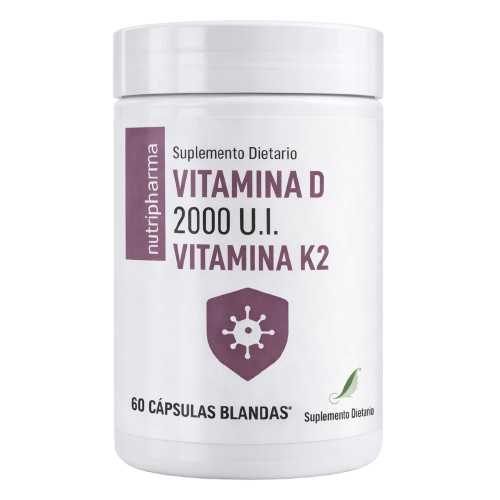 Vitamina D3 + Vitamina K2 60 Cápsulas – Divac