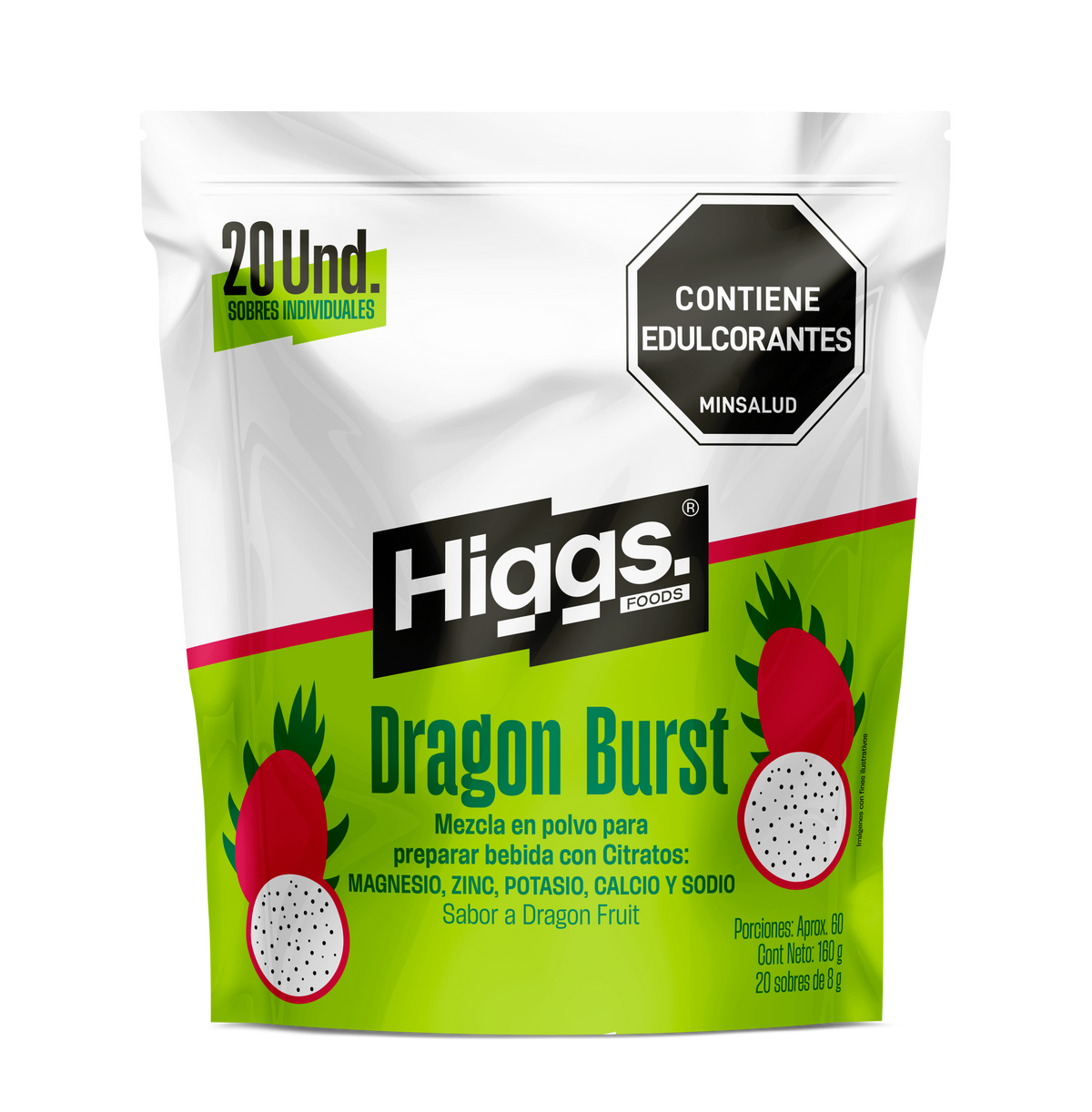 HIGGS DRAGON BURST PACK X 20 UNIDADES