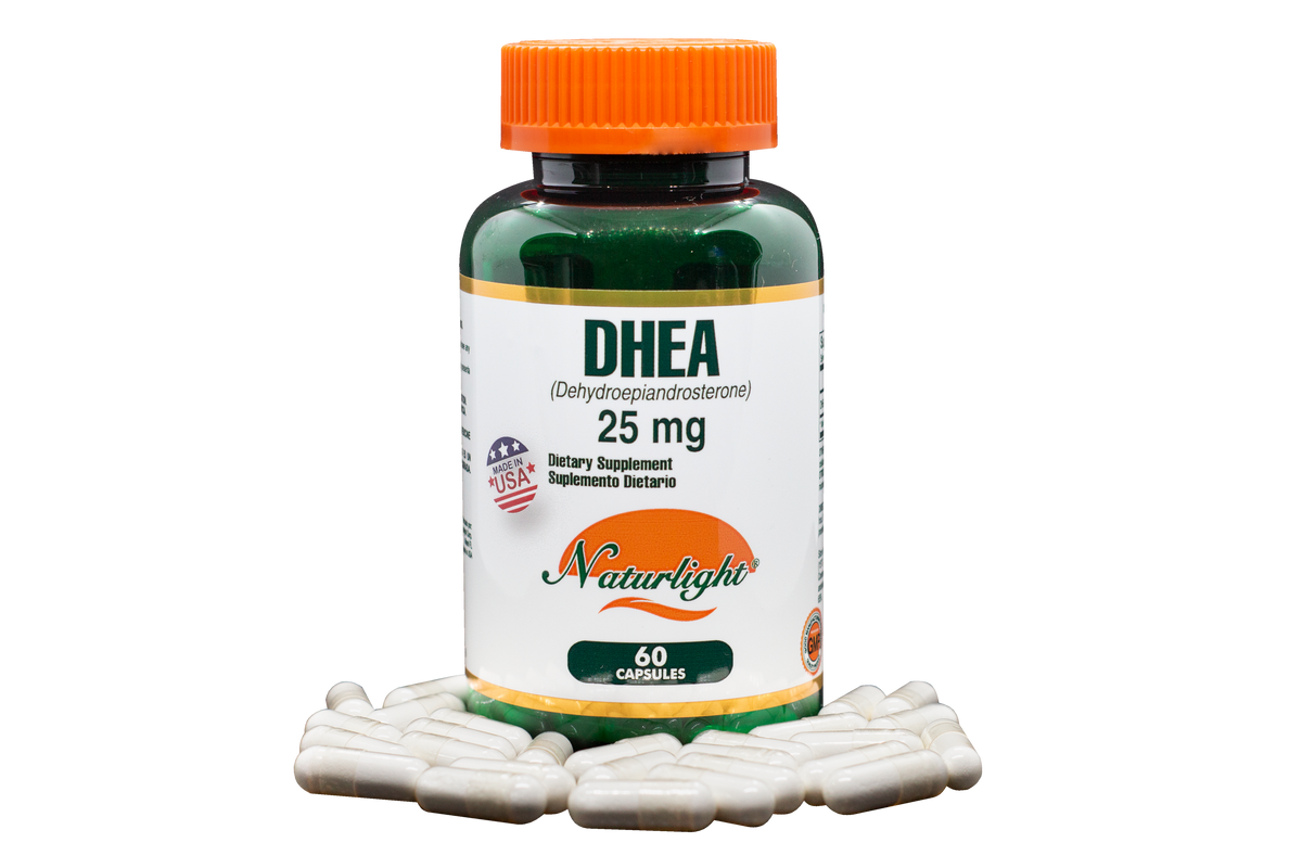 DHEA 25 mg 60 Cápsulas – Natural Light | Plazet