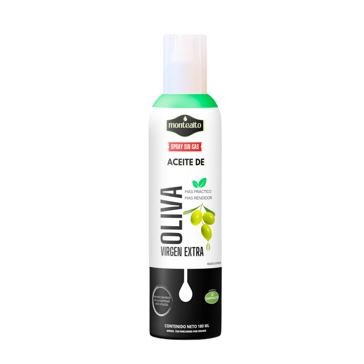 ACEITE SPRAY DE OLIVA VIRGEN EXTRA - MONTEALTO X 180ML