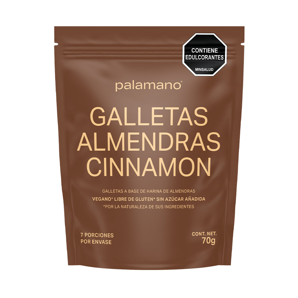GALLETAS ALMENDRAS CINNAMON X 70 GR - PALAMANO