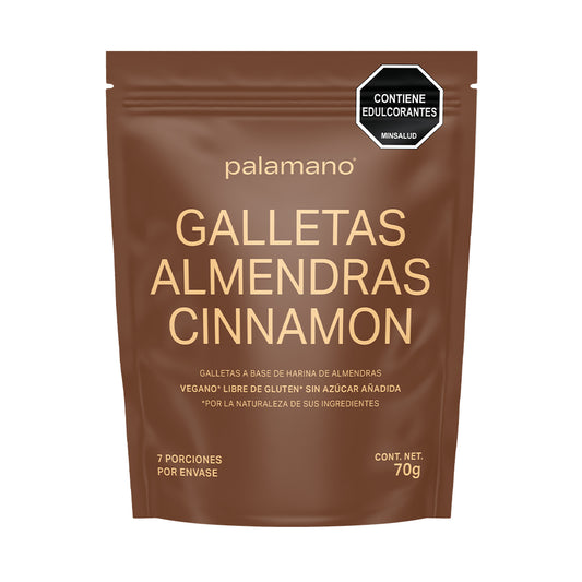 GALLETAS ALMENDRAS CINNAMON X 70 GR - PALAMANO