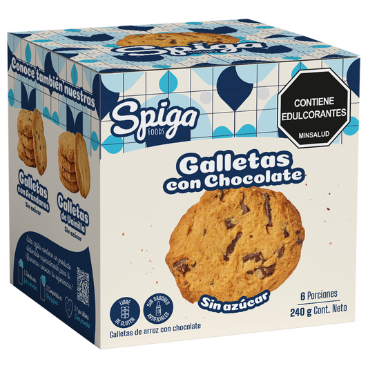 Galletas de Arroz con Chocolate 240 g – Spiga Foods | Plazet