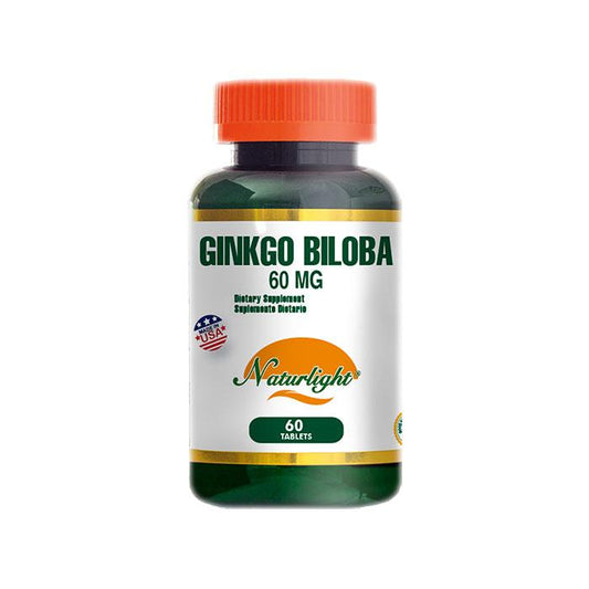 Ginkgo Biloba 60 mg 60 Cápsulas – Natural Light | Plazet