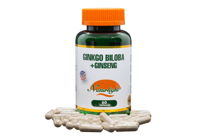 Ginkgo Ginseng 60 Cápsulas – Natural Light | Plazet