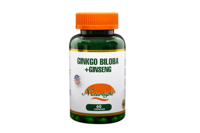 Ginkgo Ginseng 60 Cápsulas – Natural Light | Plazet