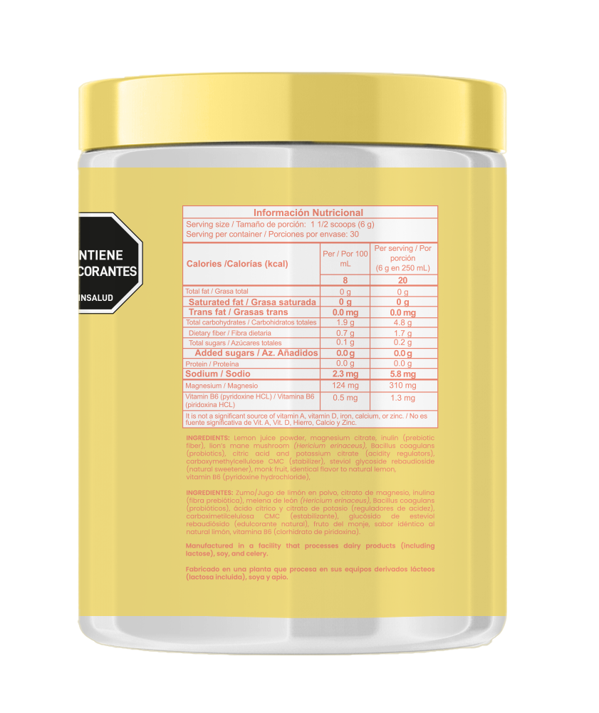 Gut Blend Citrato de Magnesio + Melena de León | Plazet