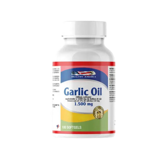 Garlic Oil 1500 mg – Healthy America | Plazet