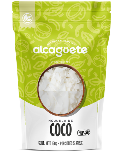 Hojuela de Coco Orgánico 150 g – Alcagüete