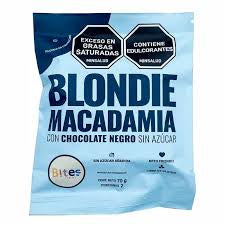 Blondie de Macadamia Negro 70 g – Bites | Plazet