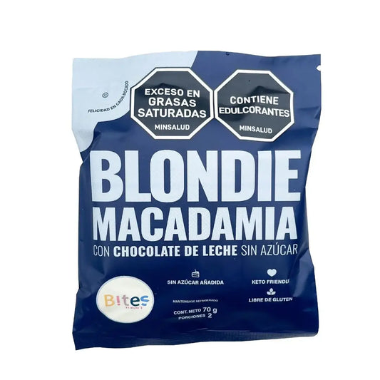 Blondie de Macadamia Leche 70 g – Bites | Plazet