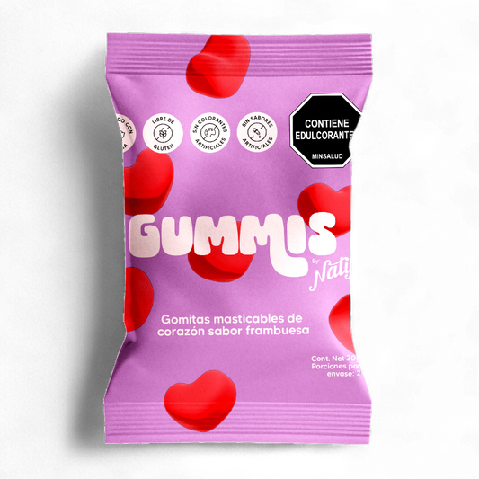 Gummis Frambuesa 30 g – Natif | Plazet
