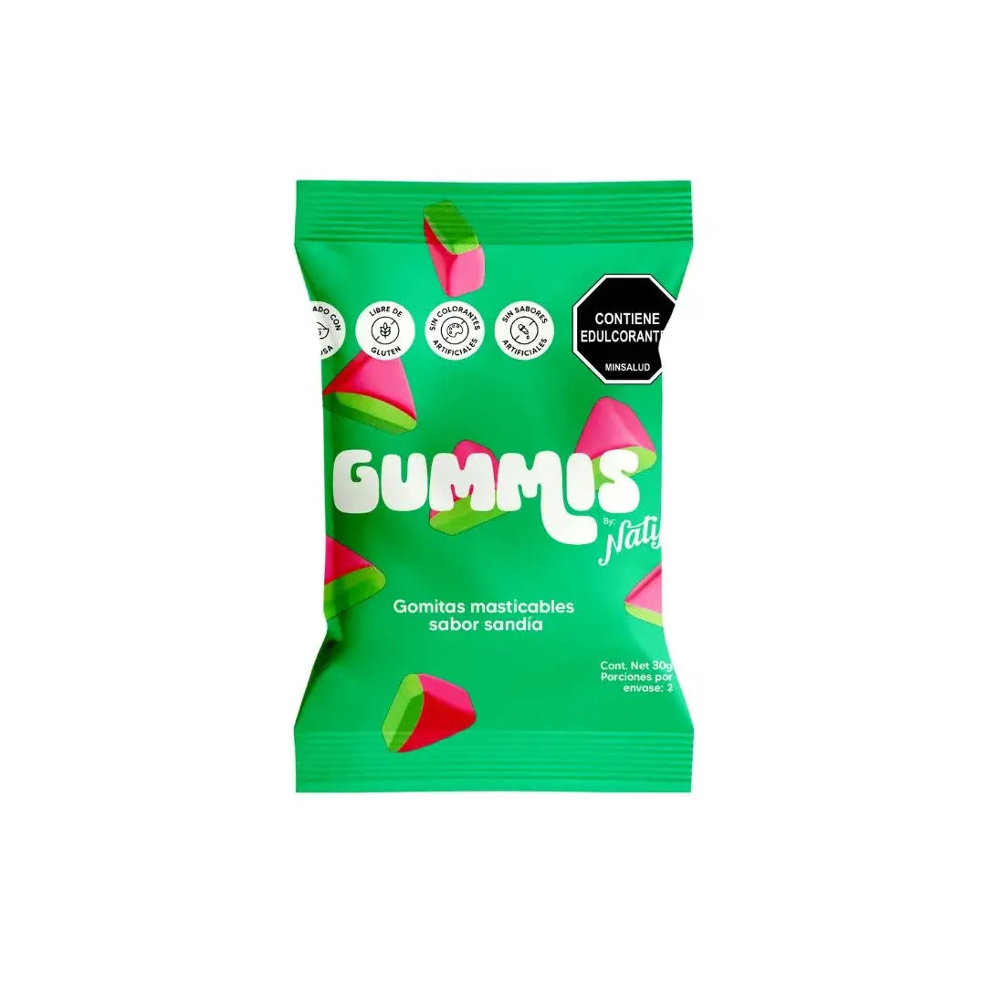 Gummis Sandía 30 g – Natif | Plazet