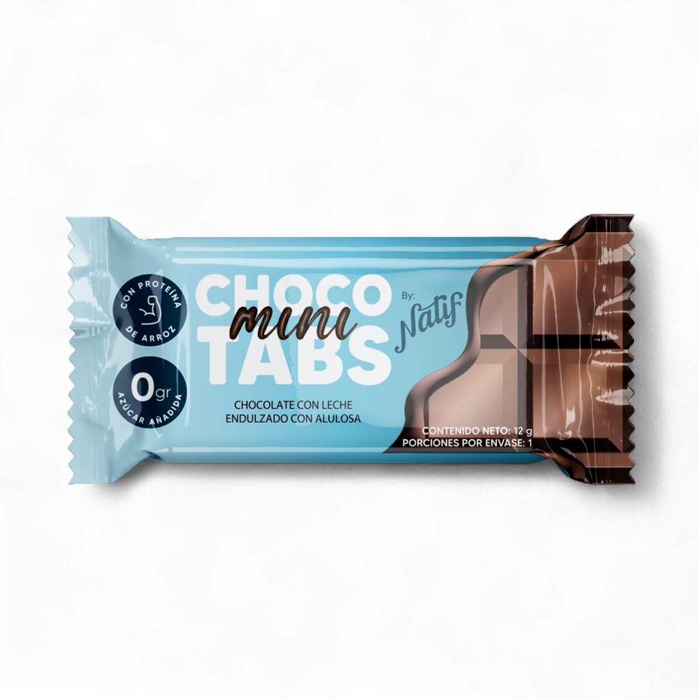 Chocotabs Mini Leche 12 g – Natif | Plazet