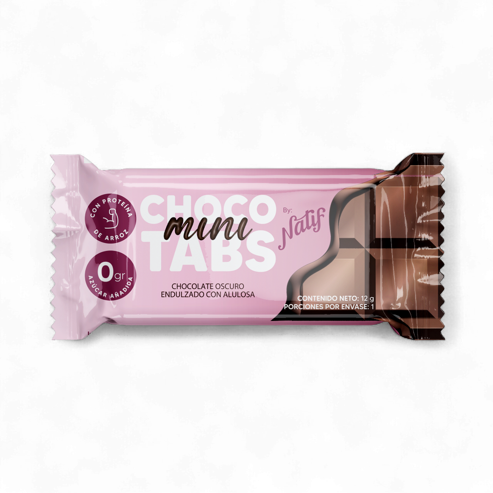 Chocotabs Mini Oscuro 12 g – Natif | Plazet