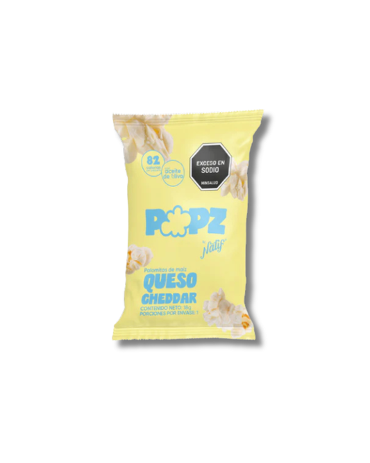 Popz Queso Cheddar 18 g – Natif | Plazet