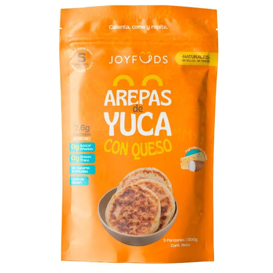 Arepa de Yuca con Queso 550 g – Joy Fuds | Plazet