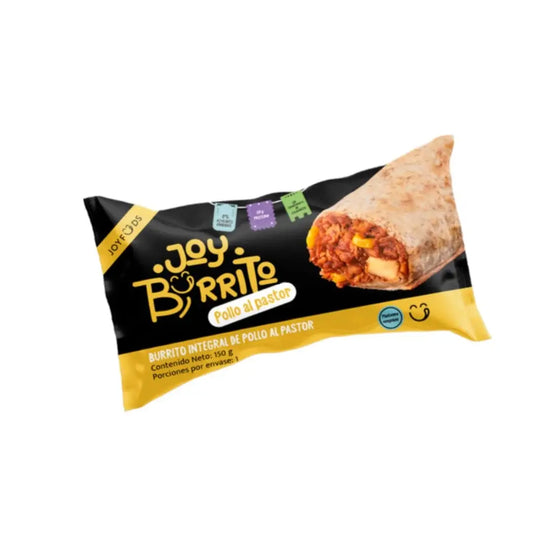 Joy Burrito Integral Pollo al Pastor 150 g – Joy Fuds | Plazet