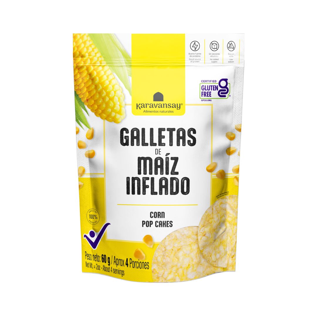 Galletas de Maíz Inflado Sabor Natural
