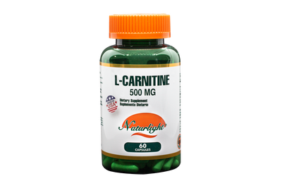 L-Carnitina 500 mg 60 cápsulas Natural Light - Plazet
