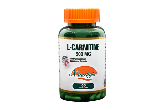 L-Carnitine 500 mg 60 Cápsulas – Natural Light | Plazet