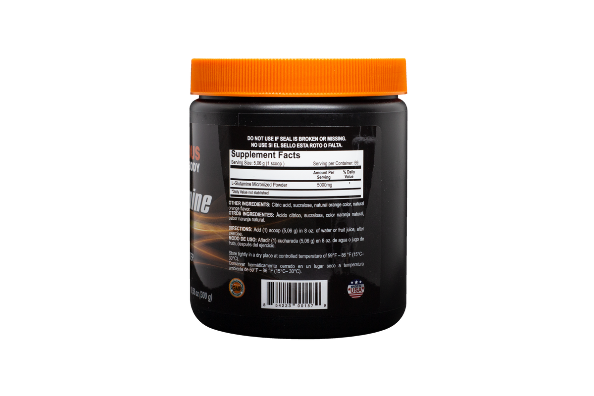 L-Glutamine 5000 mg 300 g – Natural Light | Plazet