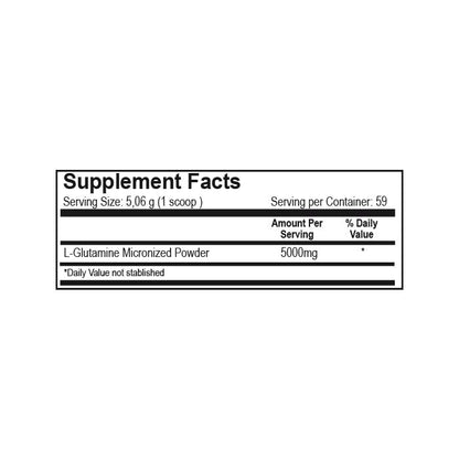 L-Glutamine 5000 mg 300 g – Natural Light | Plazet