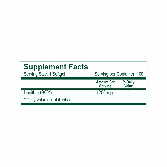 Lecithin 1200 mg 100 und – Natural Light | Plazet