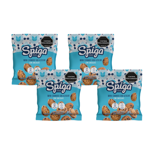 Mini Cookies con Chocolate 30 g – Spiga Foods | Plazet