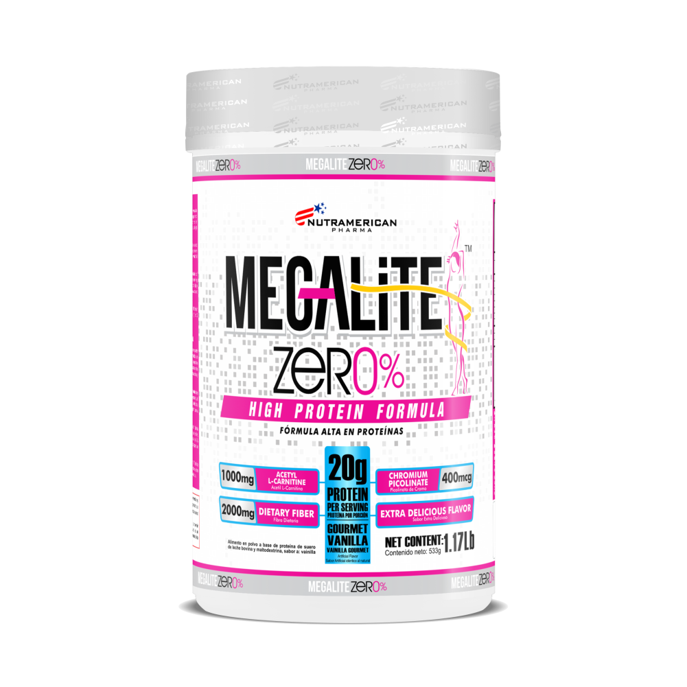 Mega Lite Zero% 1,17 lb – Nutramerican | Plazet