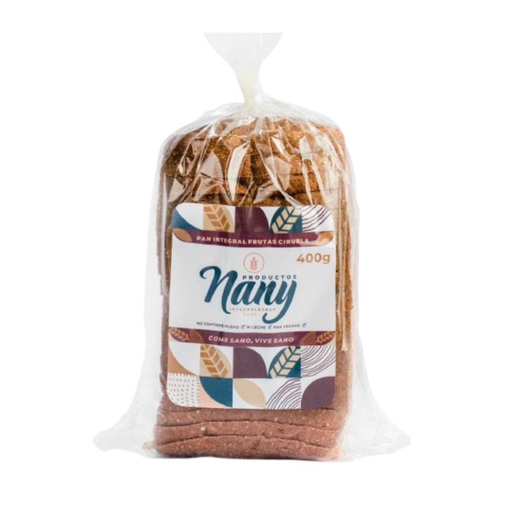 PAN ENTERO FRUTA 400 GR