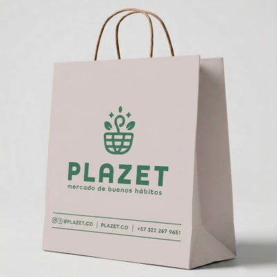 Bolsa de Papel Plazet Pequeña | Plazet