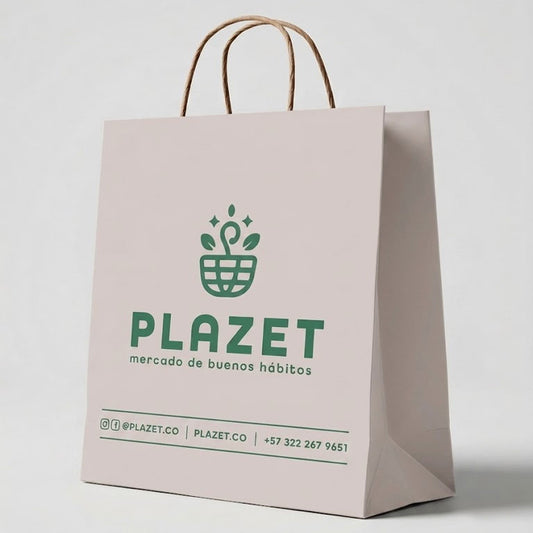 Bolsa de Papel Plazet Pequeña | Plazet