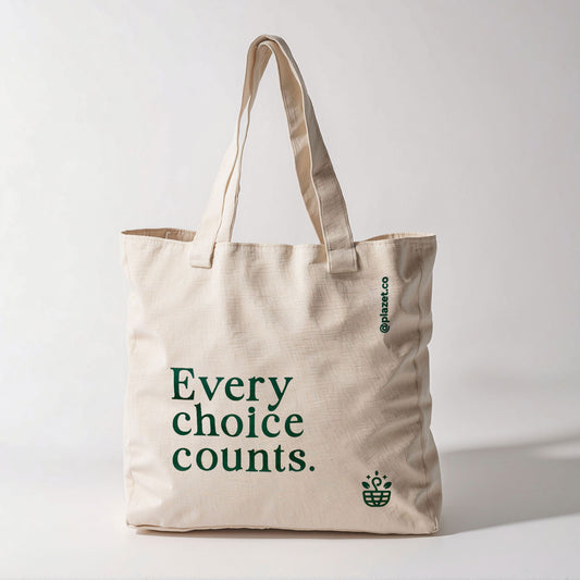 Tote Bag Every Choice Counts – Plazet