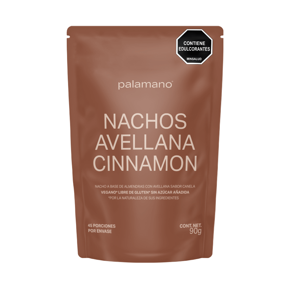 NACHOS AVELLANA CINNAMON X 90 GR - PALAMANO