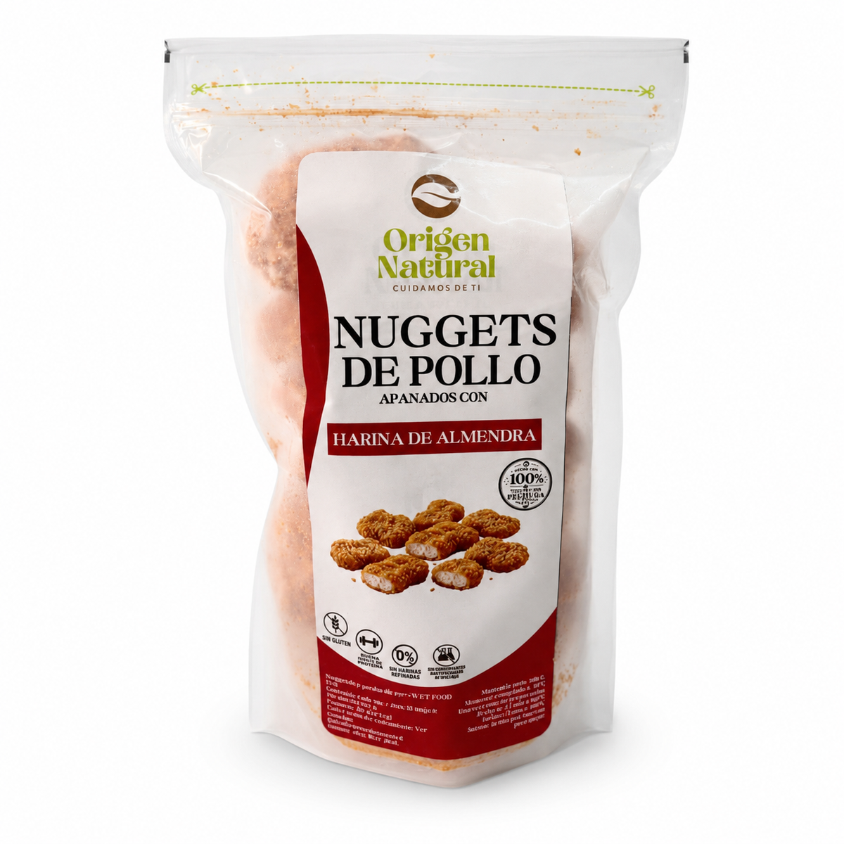 Nuggets de Harina de Almendra Natural 500 g – Origen Natural