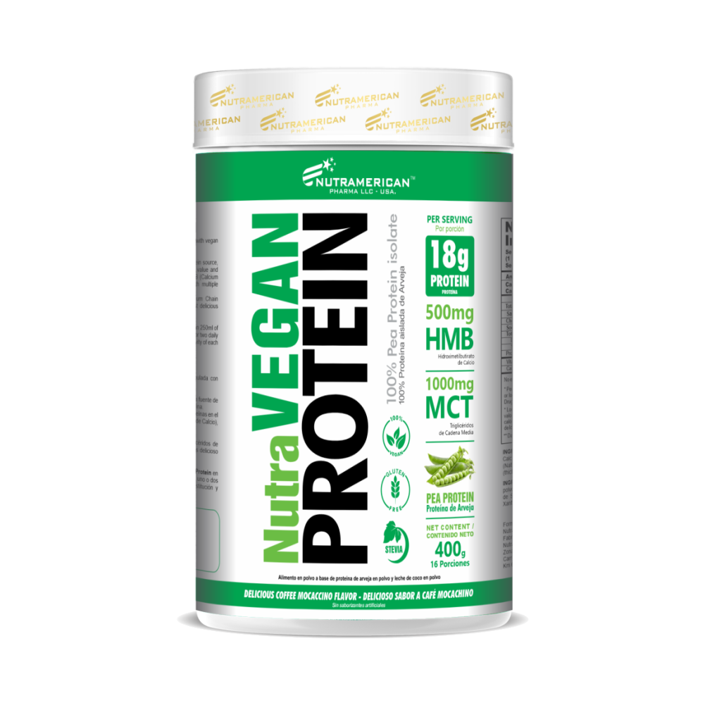 Nutra Vegan Protein Mocaccino 400 g – Nutramerican | Plazet