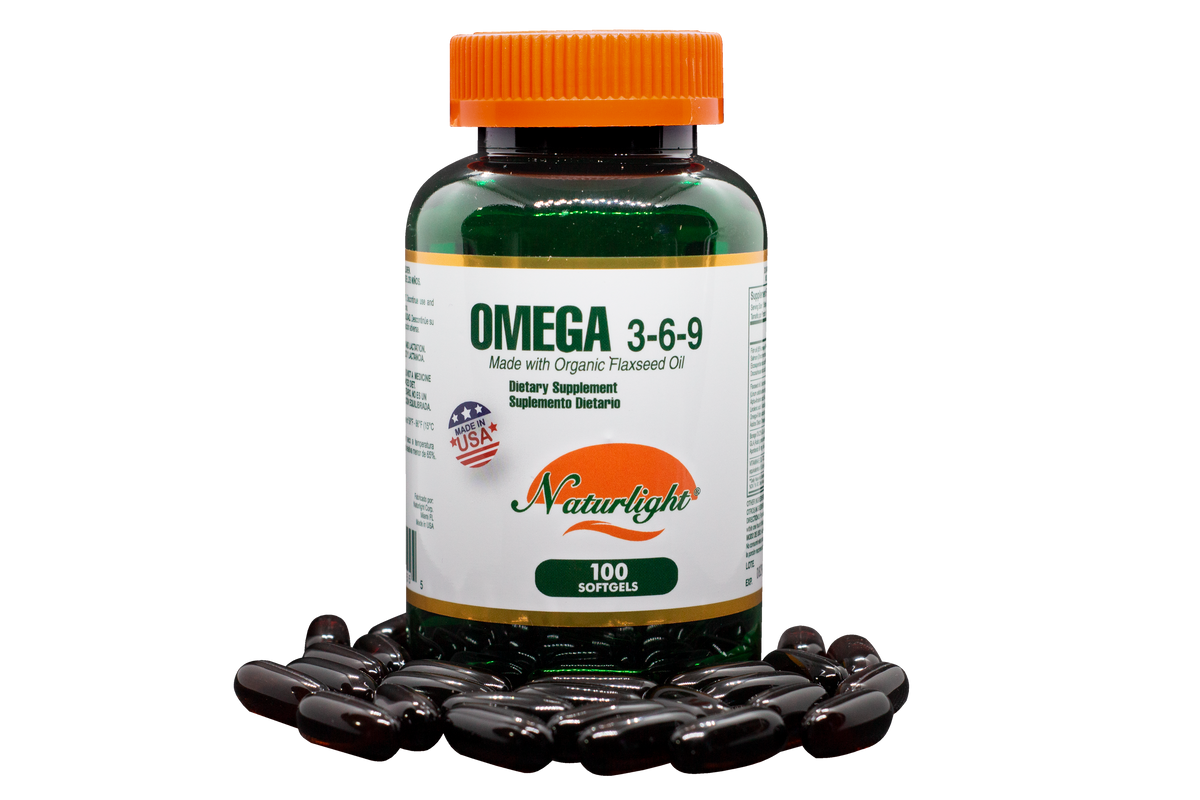 Omega 3-6-9 100 Softgels – Natural Light