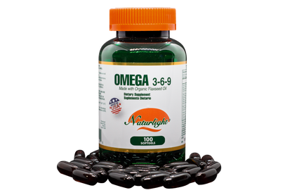 Omega 3-6-9 100 Softgels – Natural Light
