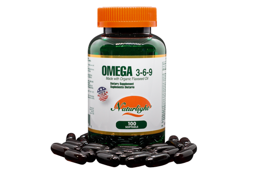 Omega 3-6-9 100 Softgels – Natural Light