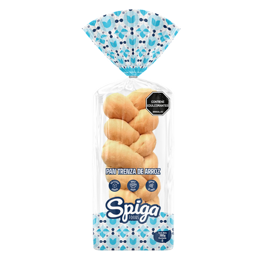 Pan Trenza de Arroz con Masa Madre 360 g – Spiga Foods | Plazet