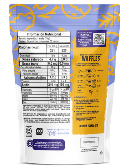 Premezcla Wafles Buñuelo 380 g – Alcagüete | Plazet