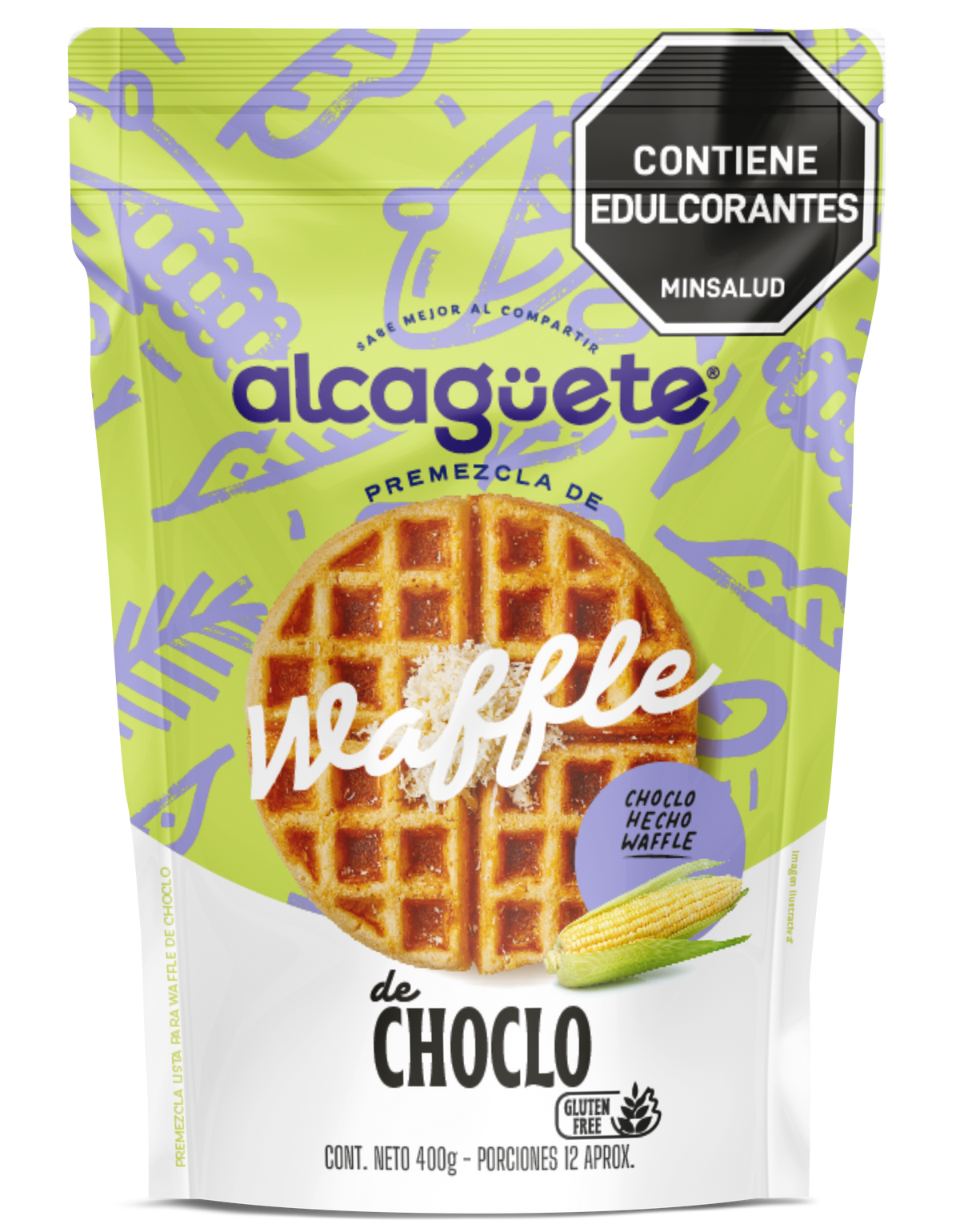 Premezcla Wafles Choclo 400 g – Alcagüete | Plazet