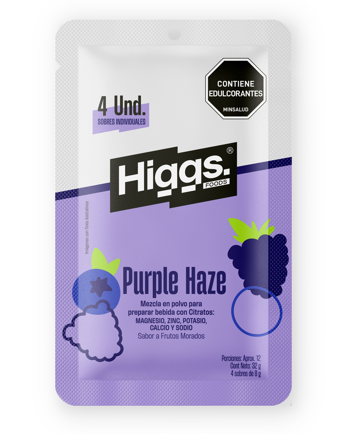 HIGGS PURPLE HAZE PACK X 4 UNIDADES